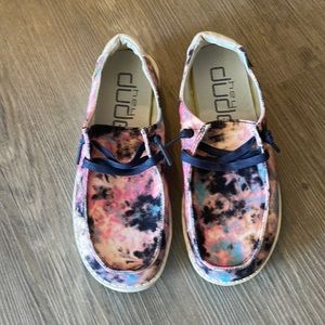 Hey Dude Wendy The Dye Navy Pink, Sz 6